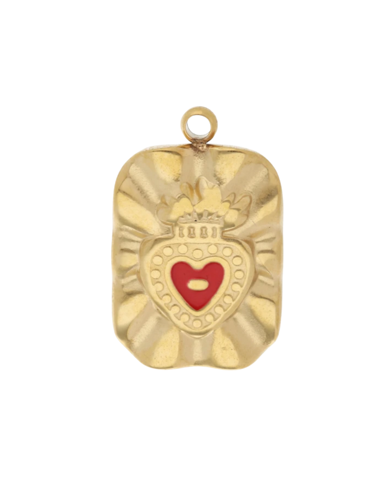 Charm médaille cœur