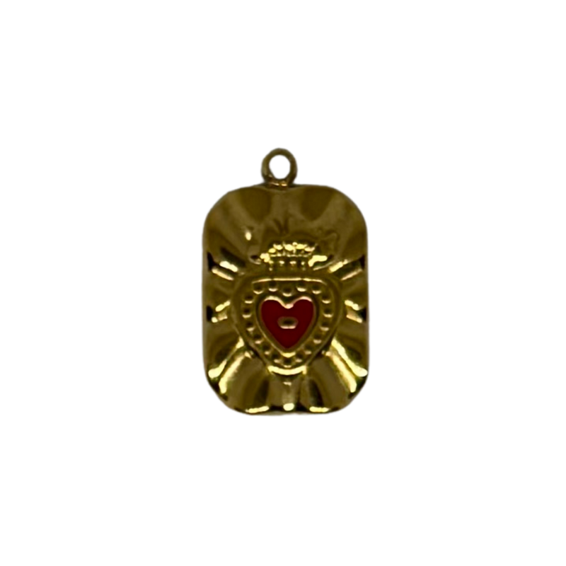 Charm médaille coeur