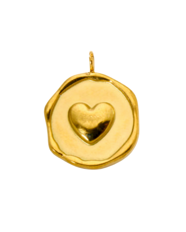 Charm médaille coeur