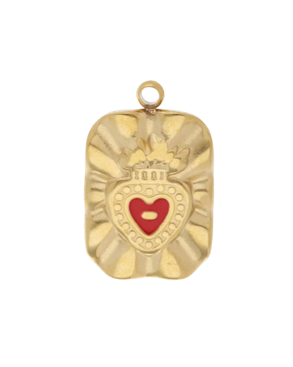 Charm médaille cœur