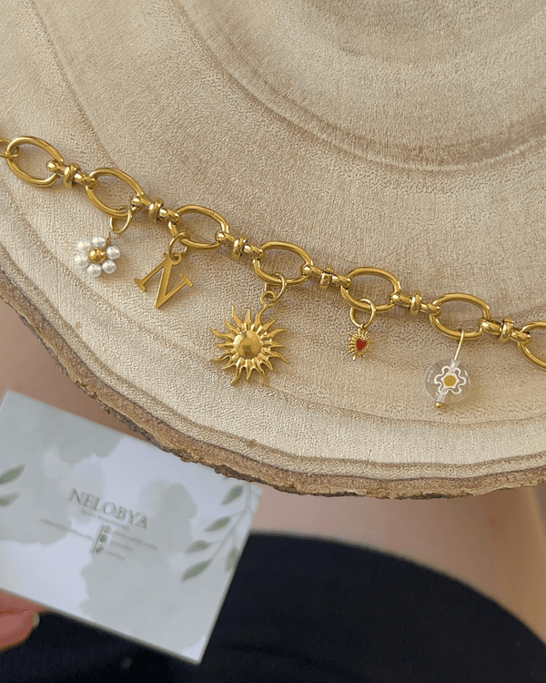 Bracelet Esmée - Prêt à porter (lettre à personnaliser)