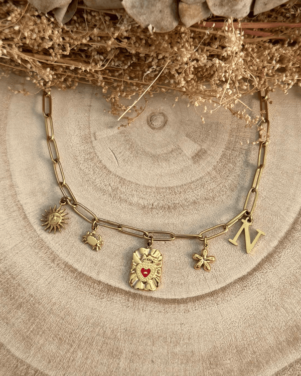Collier Nahia - Prêt à porter (lettre à personnaliser)